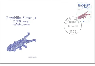 REPUBLIKA SLOVENIJA 2. / XII. SERIJA REDNIH POŠTNIH ZNAMK